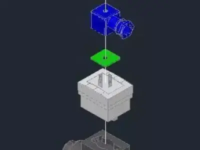 Burket pulse flow meter Free 3D model