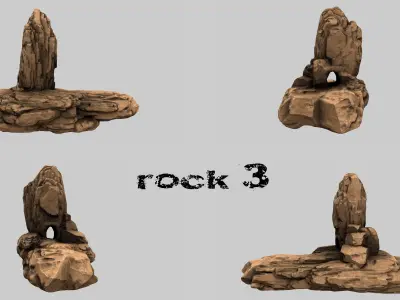 rocks  set 20 3D model