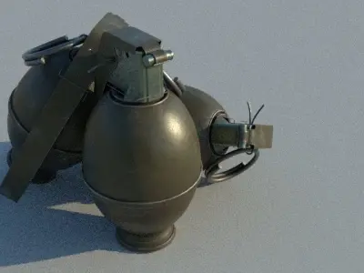 M51 GRENADE Low-poly 3D model