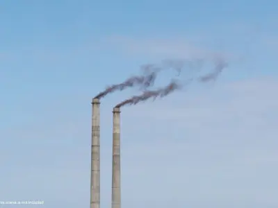 Blown Smokestack Clouds 3D model