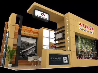 Exhibition - Area - 8X5-3DMAX2010-055 3D model