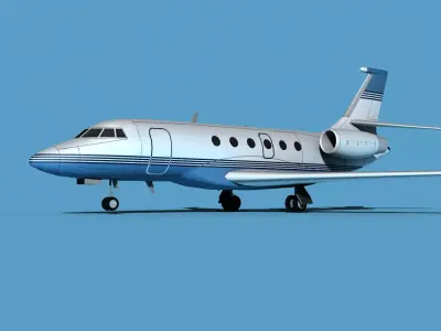 Dassault Falcon 2000 V02 3D model