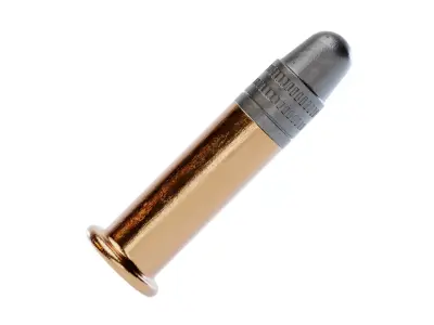 22 Long Rifle Bullet 3D model