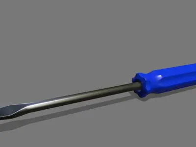 screwdriver Low-poly 3D model 50