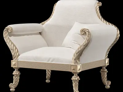 roberto giovannini armchair art 676P 3D model