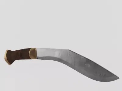 Nepalese Khukuri 3D model