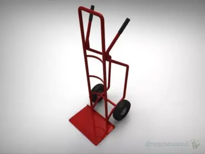 Hand Truck Free 3D model