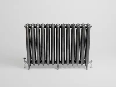 Cast iron radiator 3D model purchase