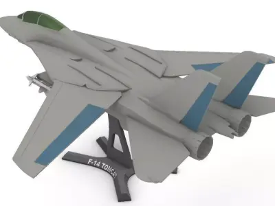 F 14 Tomcat  3D print model