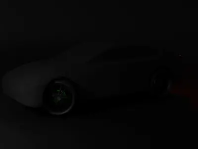 Porche Panamera Model Free low-poly 3D model