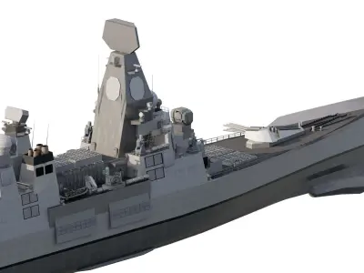 NUCLEAR POWERED CRUISER 3D model