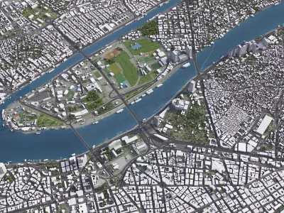 Cairo Low-poly 3D model