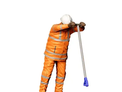 N2 Railway Track Worker 3D print model