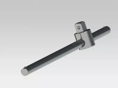 Sliding t bar handles Free 3D model