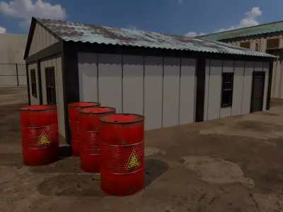 Industrial Storage Complex 3D model purchase