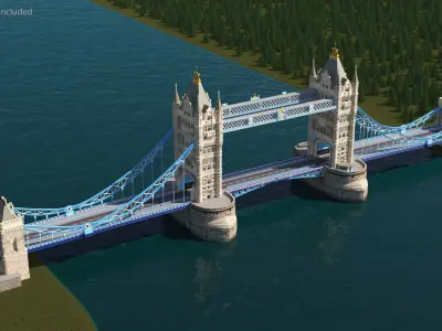 Tower Bridge London  purchase 3D model