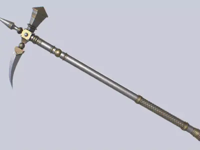 Crowbill Low-poly 3D model