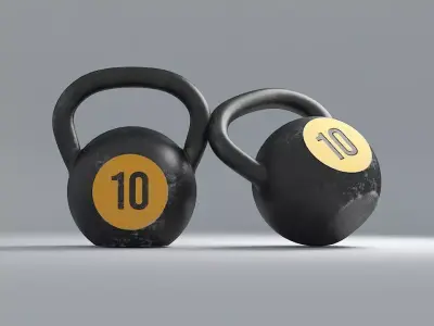 Gym Dumbbell 1 3D model