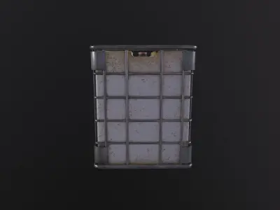 Water container 3D Model Low-poly 3D model