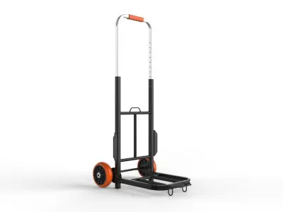 Cart Storage Orange 3D model