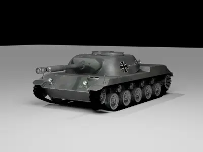 Light Tank Spahpanzer Ru 251 Rheinmetall Free low-poly 3D model