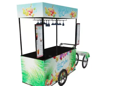 Cargo Bike Ice Cube 3D model
