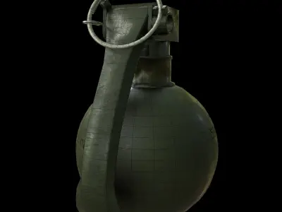 HG 85 Hand Grenade model Low-poly 3D model