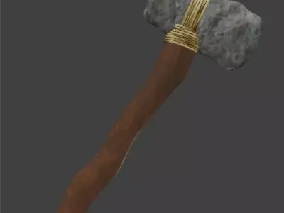 Axe-Survival hammer Free 3D model