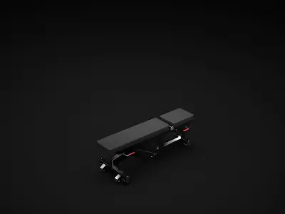 Adjustable bench 3D model buy