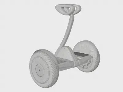 Gyro Scooter BLENDER 3D Model Cycles 3D model