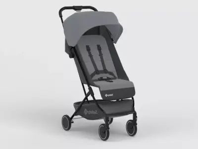 Baby stroller 3D model 3D model 12