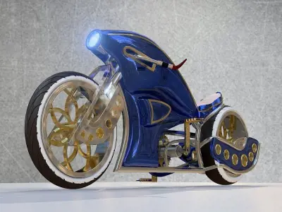 Concept bike 3D model buy