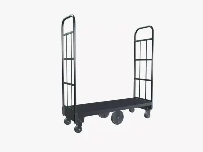 Hand Truck Low-poly 3D model