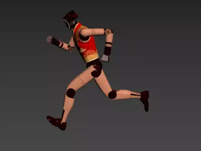 Spring Festival Gala - Running Robot 3 3D model