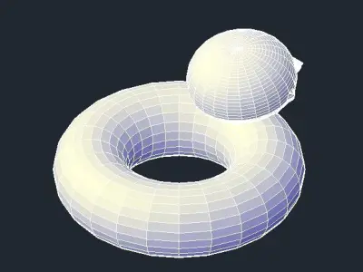 Rubber Ducky Pool Float 3D model