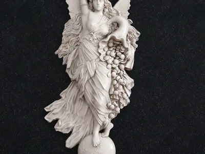 Fortune goddess 3D print model