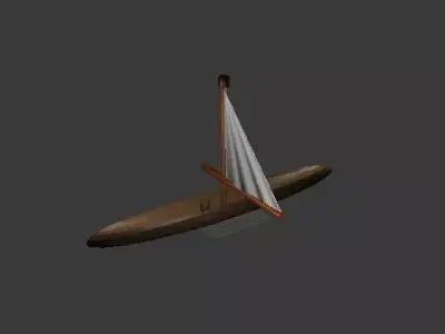small ship 3D model