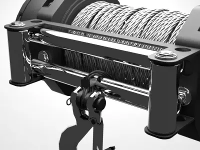 off road winch 3D print model