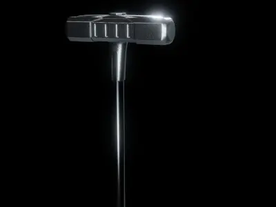 sladge hammer textured Free low-poly 3D model