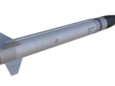 Precision Strike Missile PrSM Low-poly 3D model