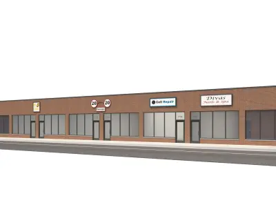 Retail-071 Retail Store 3D model