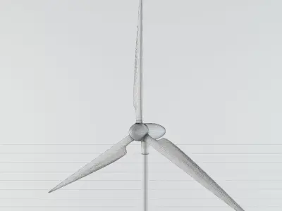 Wind turbine 3D model 5