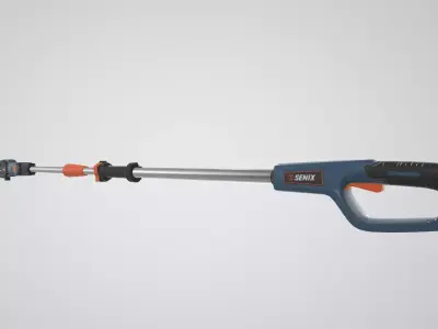 Senix 20V Cordless Pole Saw Low-poly 3D model