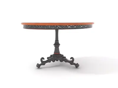 Elegant Victorian Table model pack Low-poly 3D model