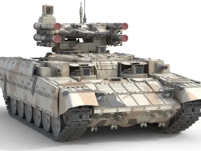 BMPT Terminator Low-poly 3D model