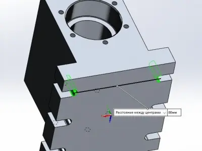 4 axis to 3 axis machine 3D model