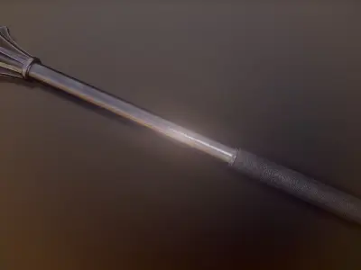 14th Century Mace Low-poly 3D model