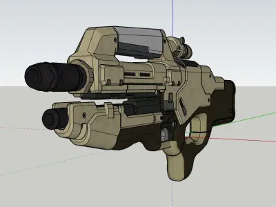 M-96 Mattock Low-poly 3D model