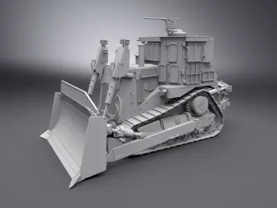 T9 Dozer Scale model 3D print model