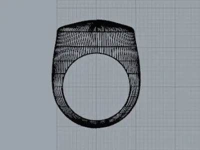 Sviluppo Anello Free 3D model
